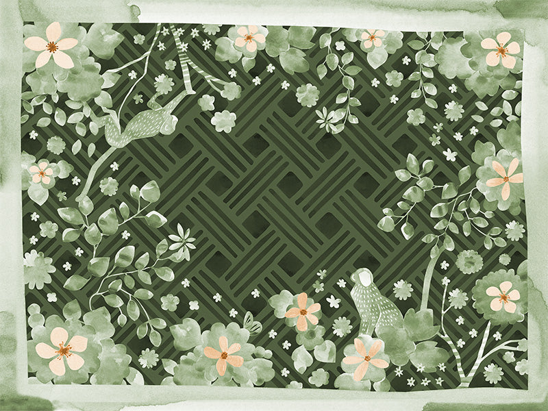 Watercolor Greenery
