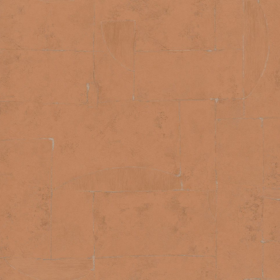 Terracotta Geometric Texture