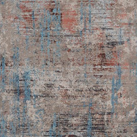 Red & Blue Distressed Cement