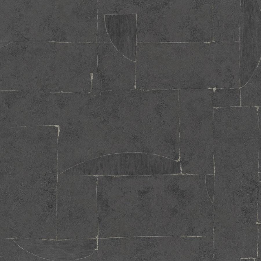 Black Geometric Cement Texture