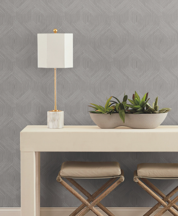 Fine Line Geo Grey
