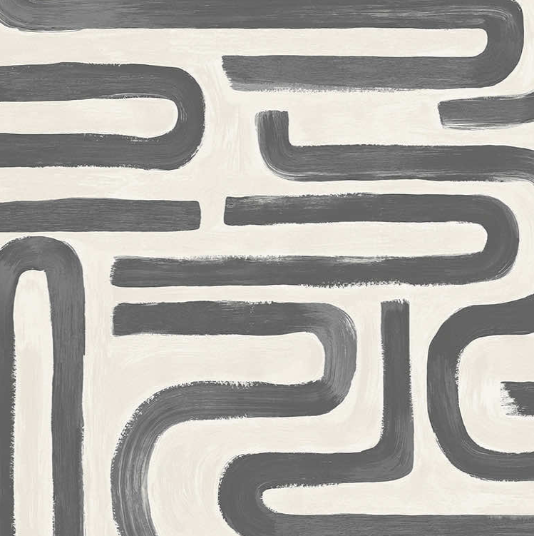 Brushed Geo Charcoal