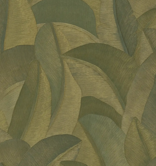 Green Metallic Leaf